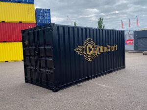 Container bestickering